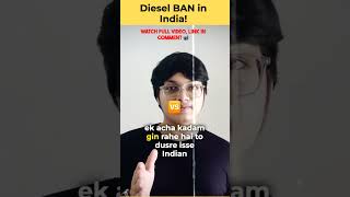 Diesel Vehicle ban in India by 2027? #shorts