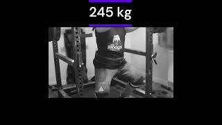 Nach 1 Monat wieder Squats: Direkt PR mit #frontsquat (245 kg)