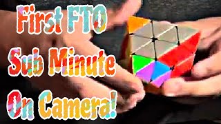 My First Sub-Minute FTO Solve Caught on Camera!