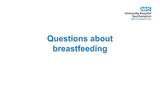 12. Questions About Breastfeeding