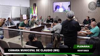 16ª REUNIÃO PLENÁRIA ORDINÁRIA (03/07/2023)