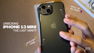 iPhone 13 Mini Midnight: Unboxing the Last "Mini" | Apple PH Delivery 2022 🇵🇭