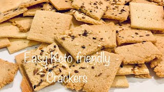 Keto Crackers Recipe ( low carb )