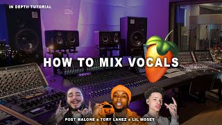 How To Mix Rap Vocals Like Kid Laroi / Tory Lanez / Lil Mosey / Lil Tecca| 2020 FL STUDIO TUTORIAL