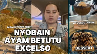 DI BALIK VIDEO SHORT MAKAN AYAM BETUTU EXCELSO #dibuangsayang #food #kuliner #fyp #viralvideo