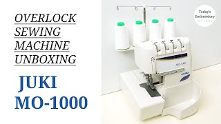 Overlock Sewing Machine Unboxing & Review, JUKI MO-1000 Serger Machine(2020)