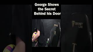 George Shows the Secret Behind his Door