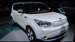 2017 KIA Soul EV Electric Vehicle   Exterior and Interior Walkaround   2016 Paris Motor Show