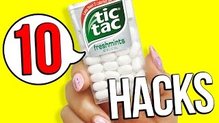 10 TIC TAC Container LIFE HACKS!