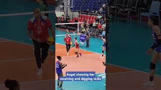 Angel Canino Showing her Digging and Receiving Skills | Volleyball  | Alas Pilipinas #shorts