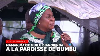 MAMAN MARIE MUILU DIANGIENDA A LA PAROISSE DE BUMBU