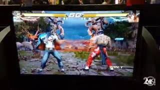 Tekken 7 EGX 2016 - Hwoarang Vs Law (T-Rexed)