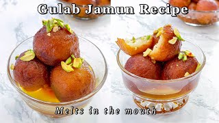 Melts in Your Mouth Gulab Jamun Recipe | So soft and Delicious | Instant Gulab Jamun Recipe