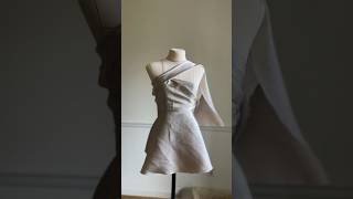 Draping a satin dress #sewing #draping #sewingtutorial