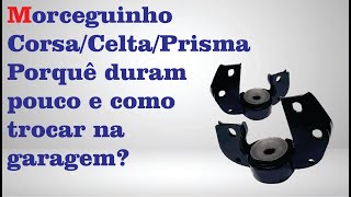 Corsa/Celta/Prisma | Troca do morceguinho | Suporte da barra tensora | Tutorial | Canal do Leandro