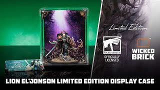 Limited Edition display case for Warhammer Lion El'Jonson Miniature