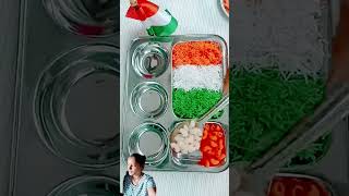 Happy independence day 🇮🇳🇮🇳💐🎉tricolourthali #independencedaystatus #shortvideo#healthyfood