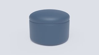 Master Bedroom Foot Stool 3D Model