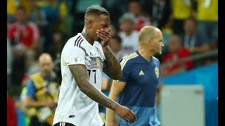 Gary Neville and Roy Keane h ammer Jerome Boateng for shocking first half against Sweden