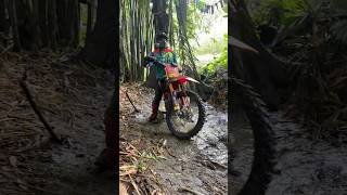 Crf stdr vs crf bore up beraduh limit 😂 #trabas #trail #viral #klx150 #fyp