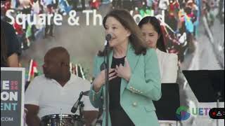 Marianne Williamson at Unify Peace Day on September 21, 2023