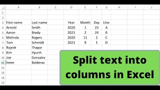 How to split text into columns in Excel (Delimiting/Opposite of concatenation) in Mac