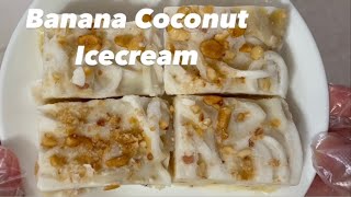 How To Make Banana Coconut Ice Cream (Kem Chuối)