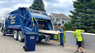 Dougie’s Disposal Mack MR Tag-Axle McNeilus Rear Loader Garbage Truck