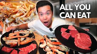 LA's New $99 KING CRAB, LOBSTER & A5 Wagyu BUFFET Is Unbelievable!