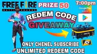 redeem code free giveaway only my chenel subscribe 🤯🤯😁