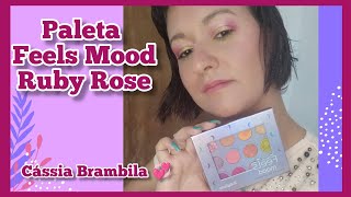 Paleta de sombras RUBY ROSE Feels Mood - 12 shades