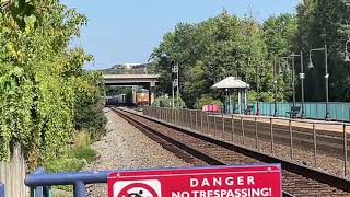 CSX Locomotive 5386 Leads Southbound freight train in Franconia-Springfield, VA