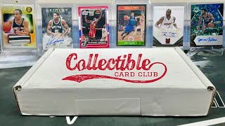 💥 PURPLE ICE AUTO 💥 Collectible Card Club Basketball Subscription Box Opening 🔥🔥