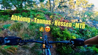 Nochmal in 4K… Im Taunus auf dem Altkönig mit dem MTB unterwegs 🌳☀️🌲😎🍀