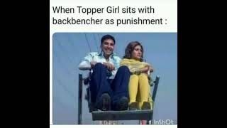 Memes on Toppers 🆚️ Backbenchers ll relatable memes #memes #memesdaily #toppervsbackbencher