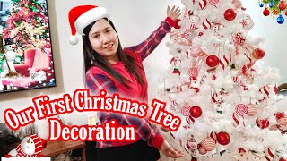 DECORATING OUR 1ST CHRISTMAS TREE! 🎄 | marilyn Tuangco