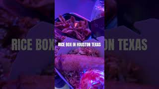 we visited Houston Texas and had to try rice box it was really good and nice setup #ricebox #food