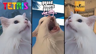 Cat MEOW but in popular games