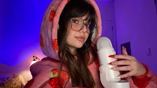 Cozy ASMR | Breathy Whispers, RAMBLES, Mic Triggers, Book Gripping, Mouth Sounds, Hand Sounds, +