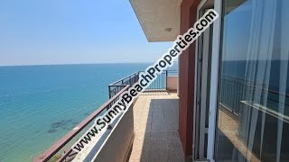 Beachfront stunning sea view 1-BR penthouse apartment for sale Panorama Fort Beach St vlas Bulgaria