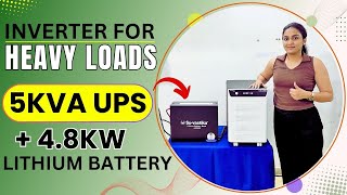 Su-vastika 5KVA Lithium Inverter - अब AC के साथ घर का LOAD भी चलेगा