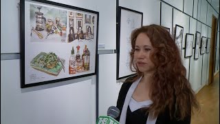 Сюжет телеканала ТНВ о выставке «Sketch me!» | КЦ «Московский»