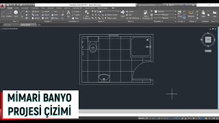 AUTOCAD İLE MİMARİ BANYO PROJESİ VE TEFRİŞİ NASIL YAPILIR?