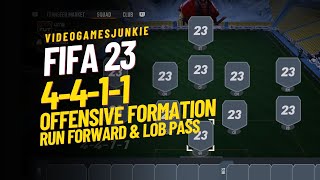 FIFA 23, 4-4-1-1 META Formation, Run Forward and Lob Pass Tactics | Guide and Gameplay