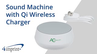 Sound Machine with Qi Wireless Charger by 4imprint