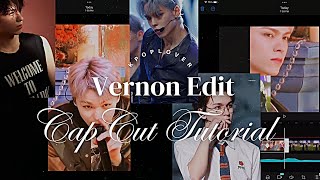 COOL SIMPLE EDIT | Vernon edit | Capcut Tutorial