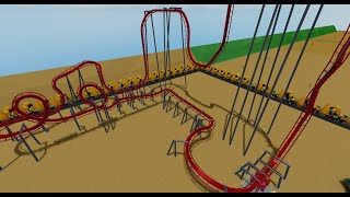 My Friend Built A roller Coaster For me | Them Park Tycoon 2 | TPT2 | Halloween | Roblox | Builds