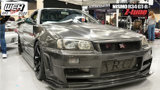 CW Collective R34 GTR Z tune carbon fiber Charles Wong BNR34 V spec Wekfest Seattle 2022 EP2