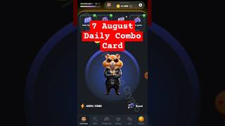 how to unlock 7 August daily combo card hamster Kombat | hamster Kombat daily combo cards