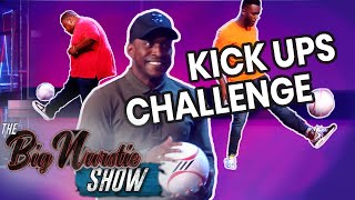 Stevo The Madman Referees Kick-Ups Challenge Between Mo And Big Narstie | The Big Narstie Show